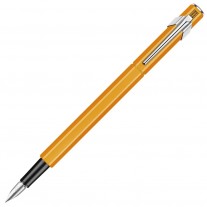 Caneta Tinteiro Caran d’Ache 849 Laranja Fluo Pena Média
