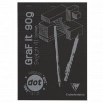 Papel Pontilhado Para Desenho 90g A4 Clairefontaine 
