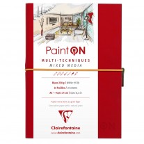 Caderno Sketchbook Multi Técnicas Clairefontaine Paint On 250g/m² A5 