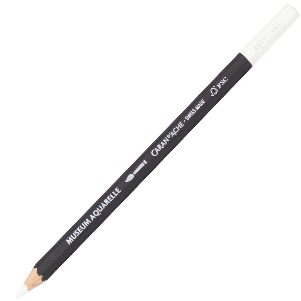 Lápis Aquarelável Caran D’Ache Museum 001 Blanco