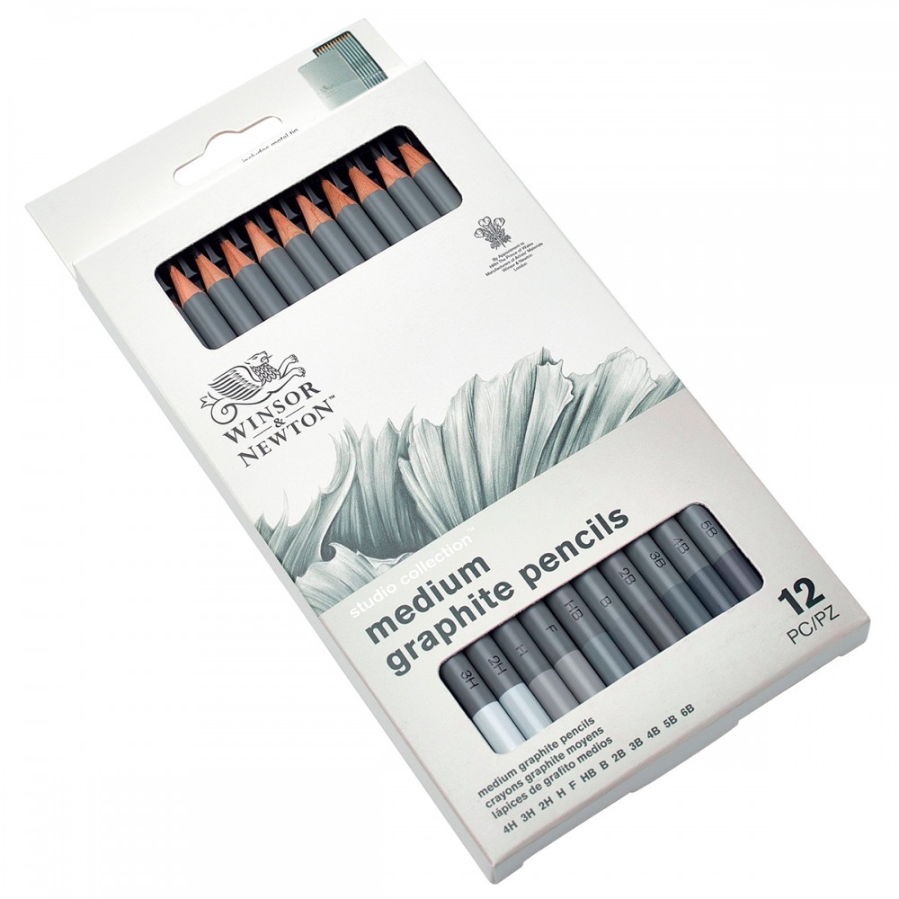 Estojo Lápis de Desenho Winsor & Newton 12 Graduações