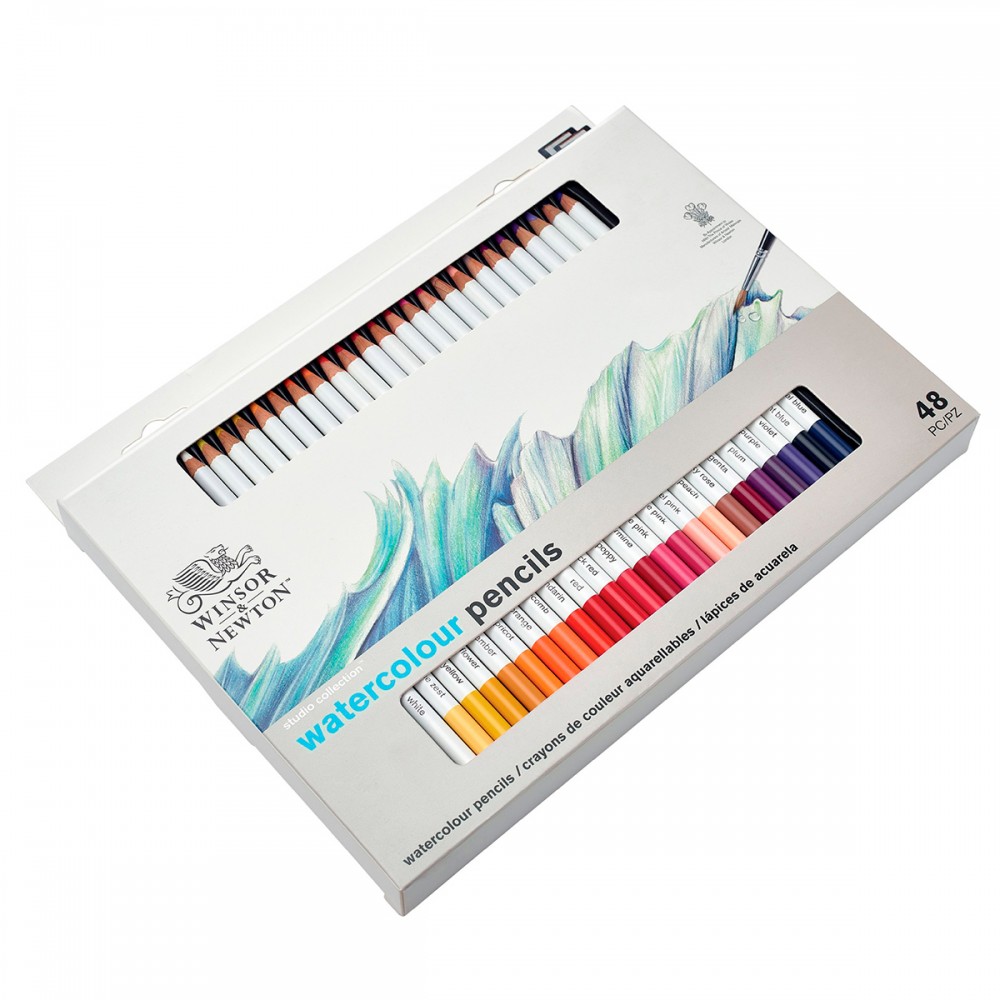 Lápis Aquarela Winsor & Newton 48 Cores