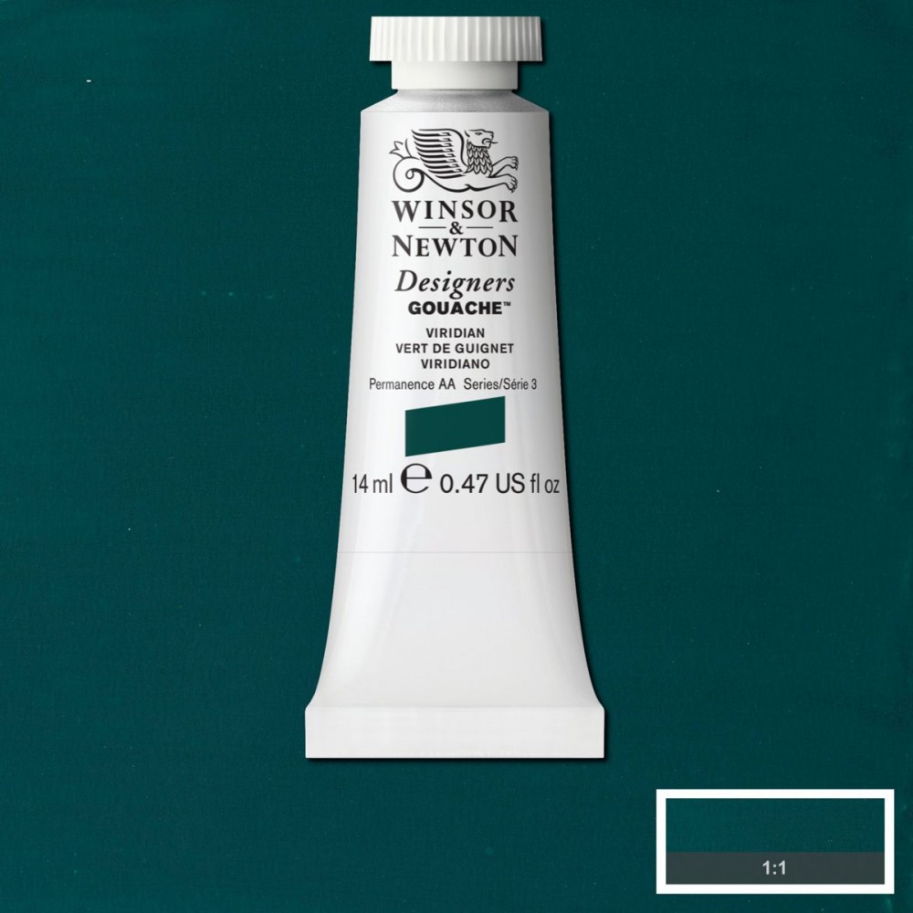 Guache Winsor & Newton Designers 14ml S3 Viridian