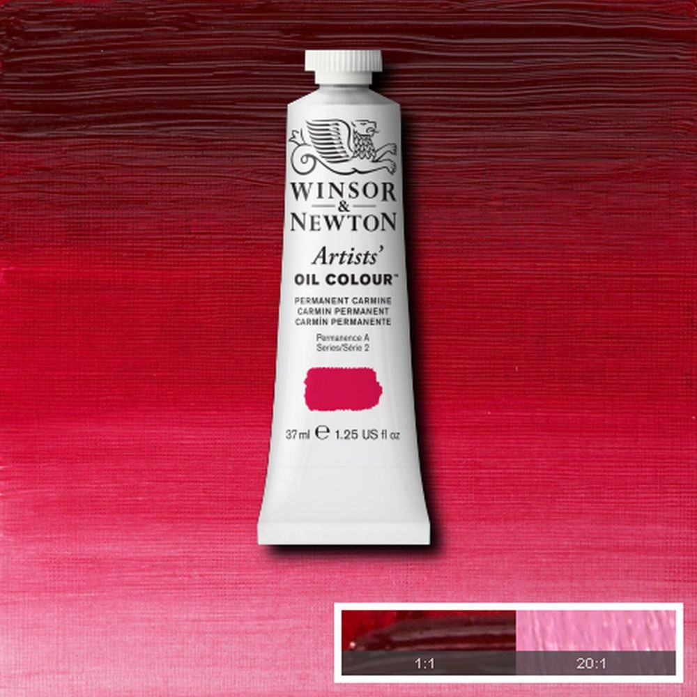 Tinta Óleo Winsor & Newton Artist 37ml S2 Permanent Carmine