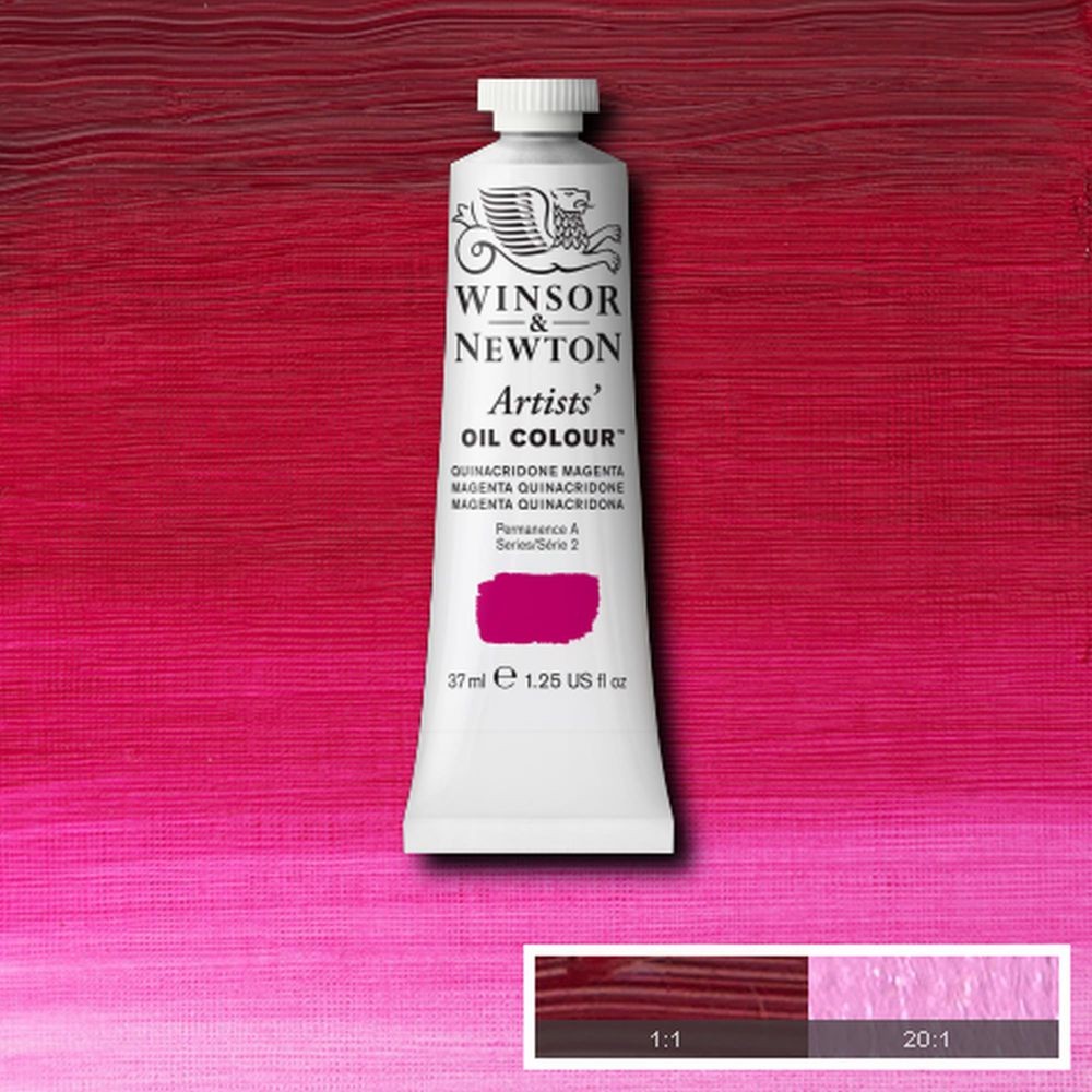 Tinta Óleo Winsor & Newton Artist 37ml S2 Quinacridone Magenta 