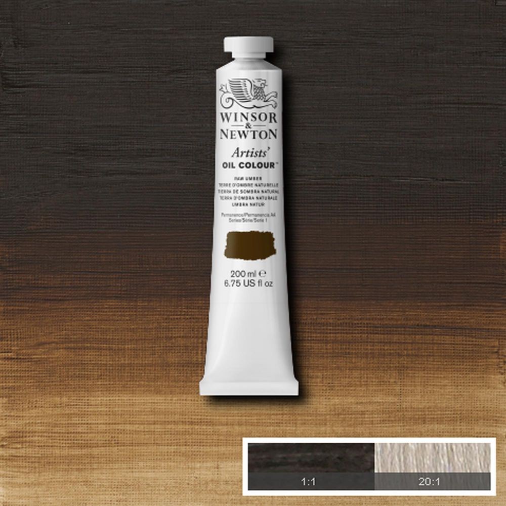 Tinta Óleo Winsor & Newton Artist 200ml S1 Raw Umber