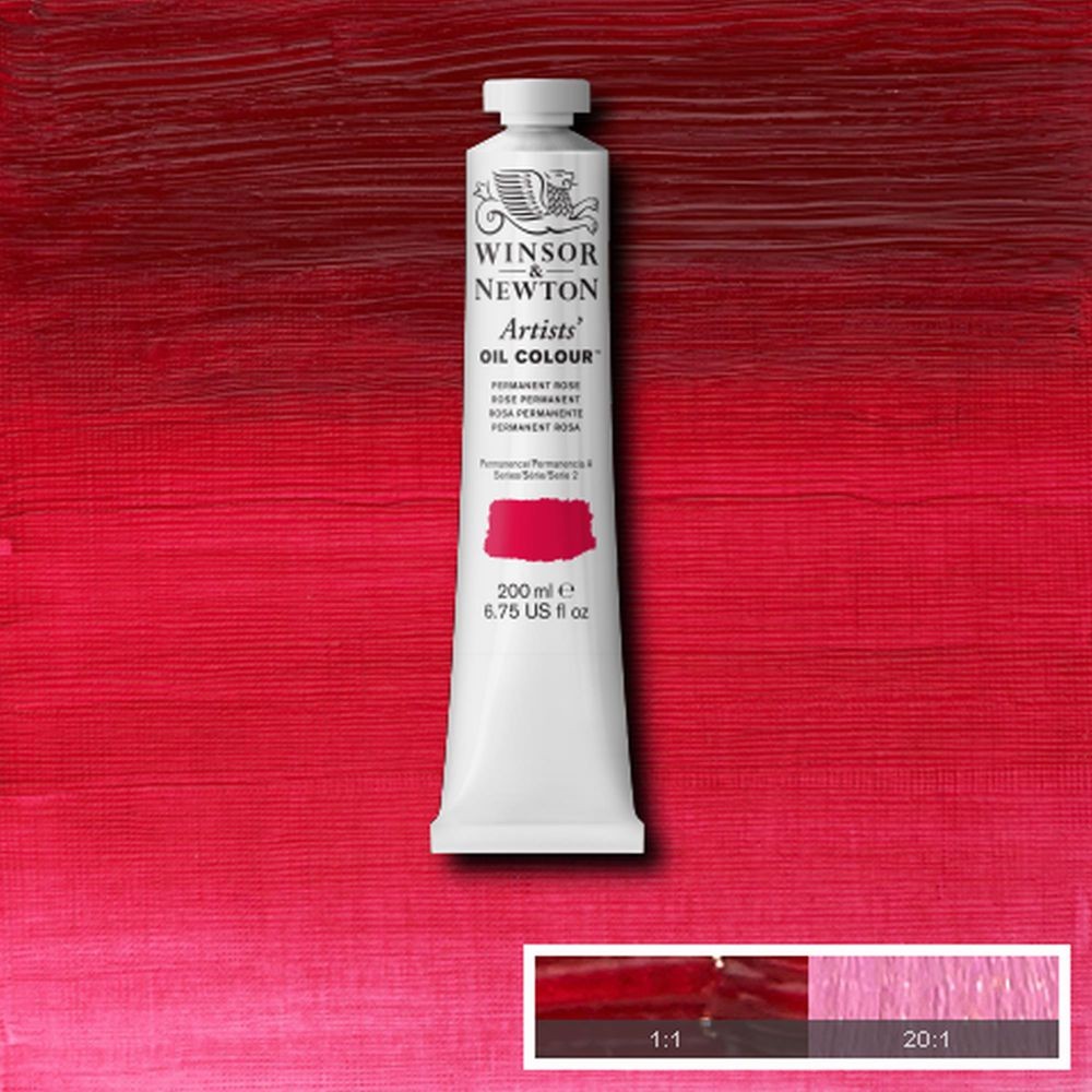 Tinta Óleo Winsor & Newton Artist 200ml S2 Permanent Rose