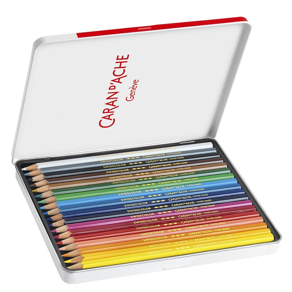 Lápis de Cor Swisscolor Permanente C/18 Cores