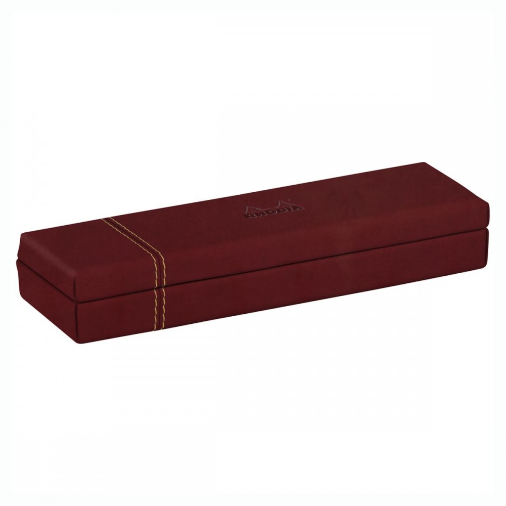 Estojo Rhodia Box cor Burgundy