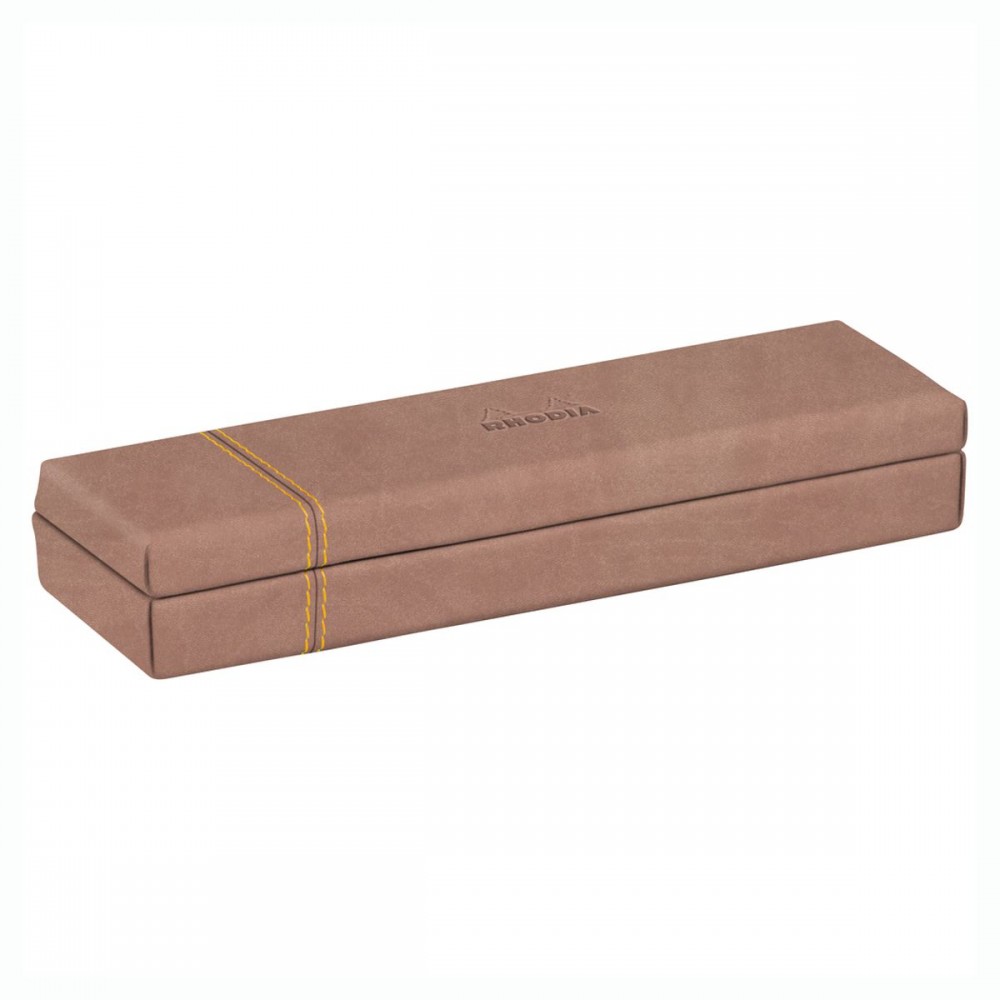 Estojo Rhodia Box cor Rosewood