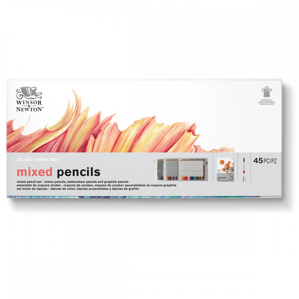 Estojo Lápis Mixed  Winsor & Newton Studio Collection 45pcs