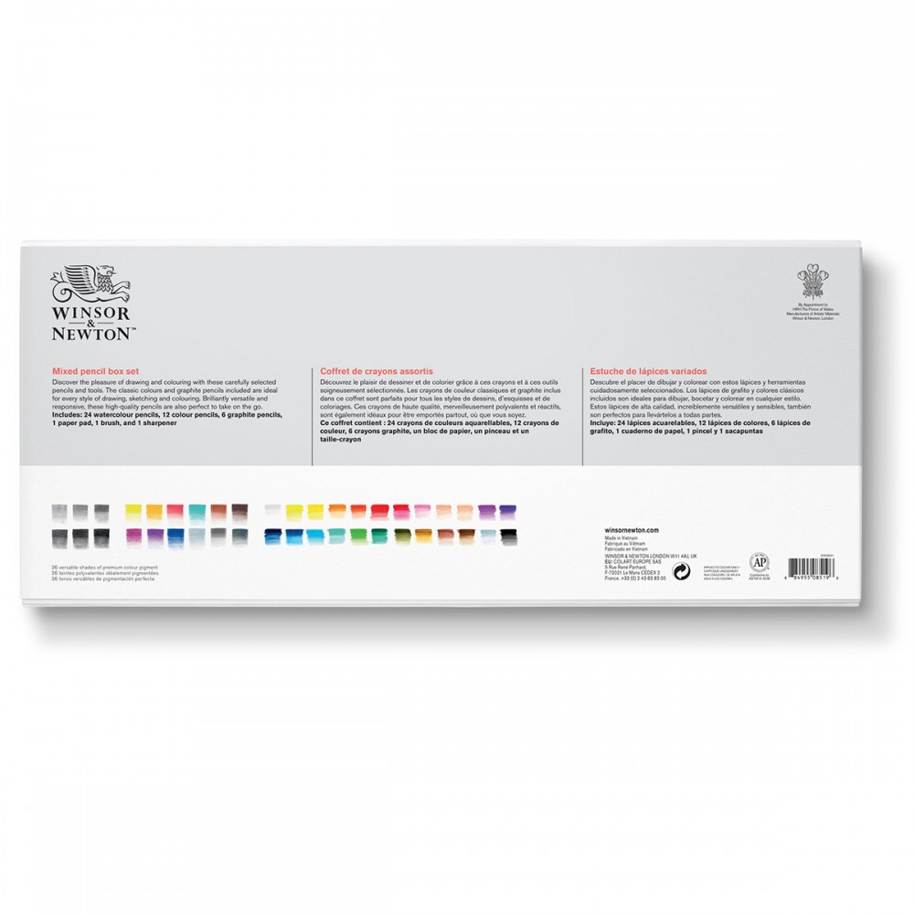 Estojo Lápis Mixed  Winsor & Newton Studio Collection 45pcs