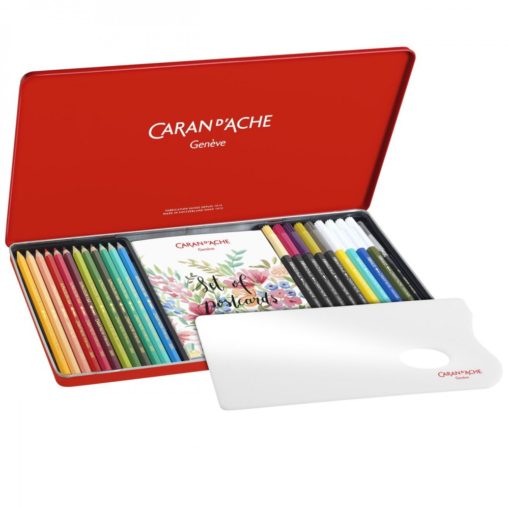 Caran d’Ache Caixa Coleção Botânica Por Julie Thomas