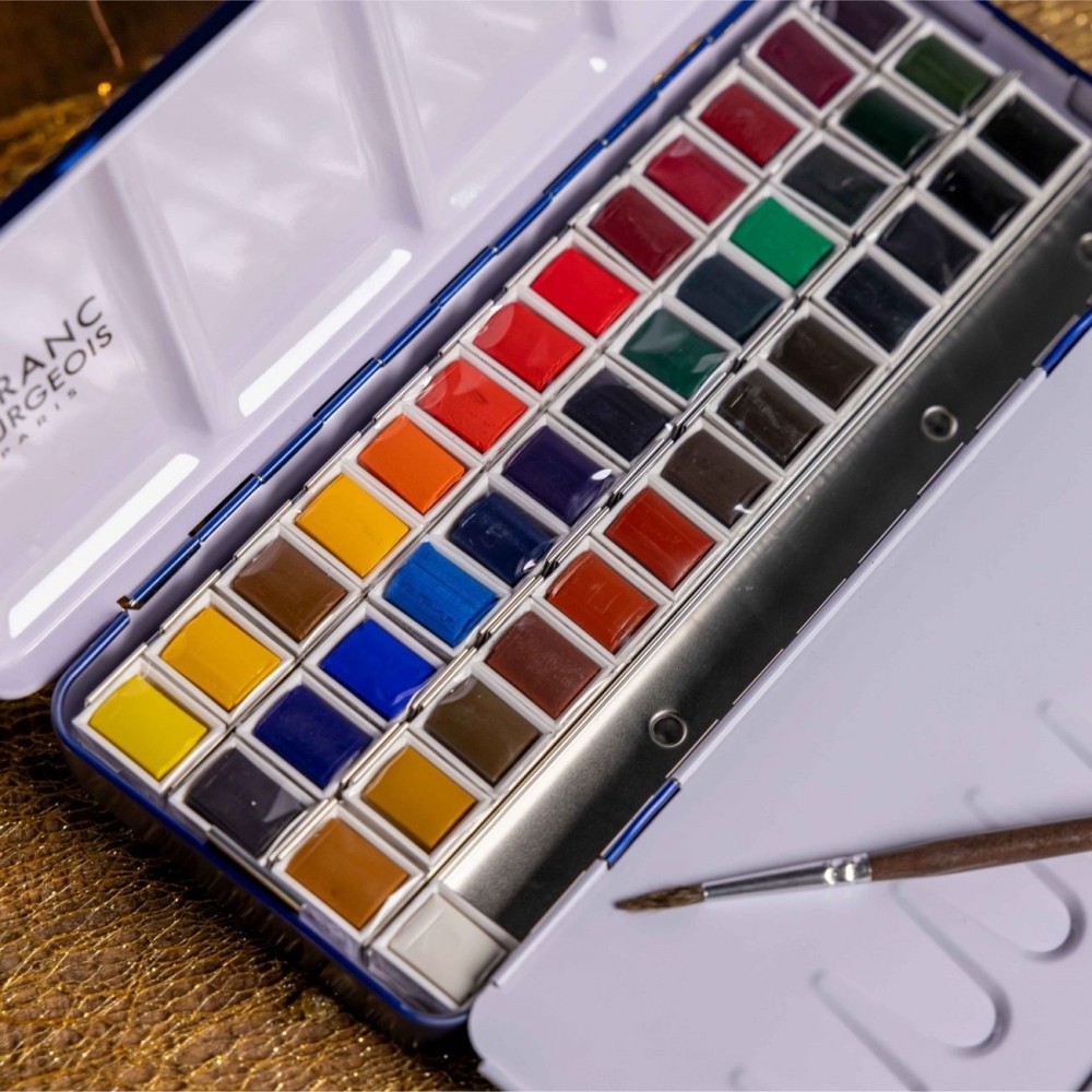 Aquarela Lefranc Bourgeois 40 Cores