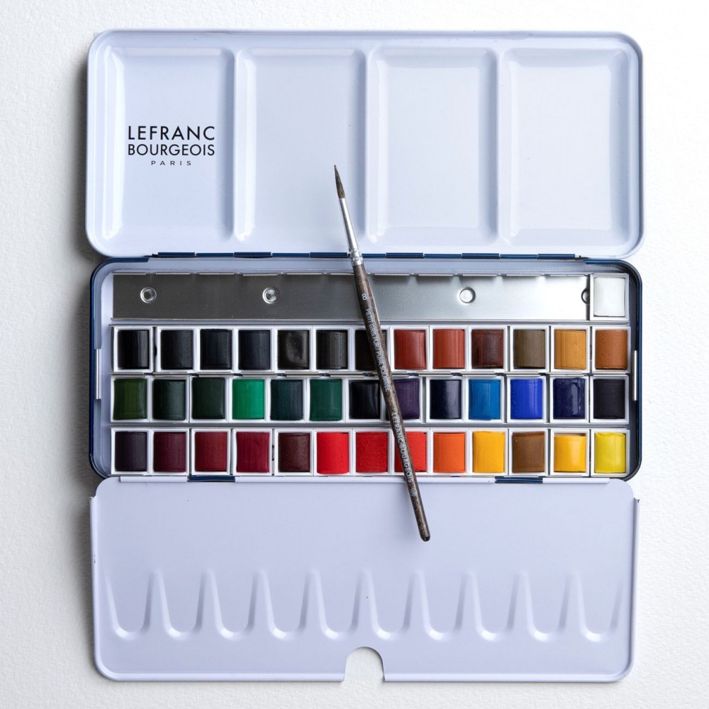 Aquarela Lefranc Bourgeois 40 Cores