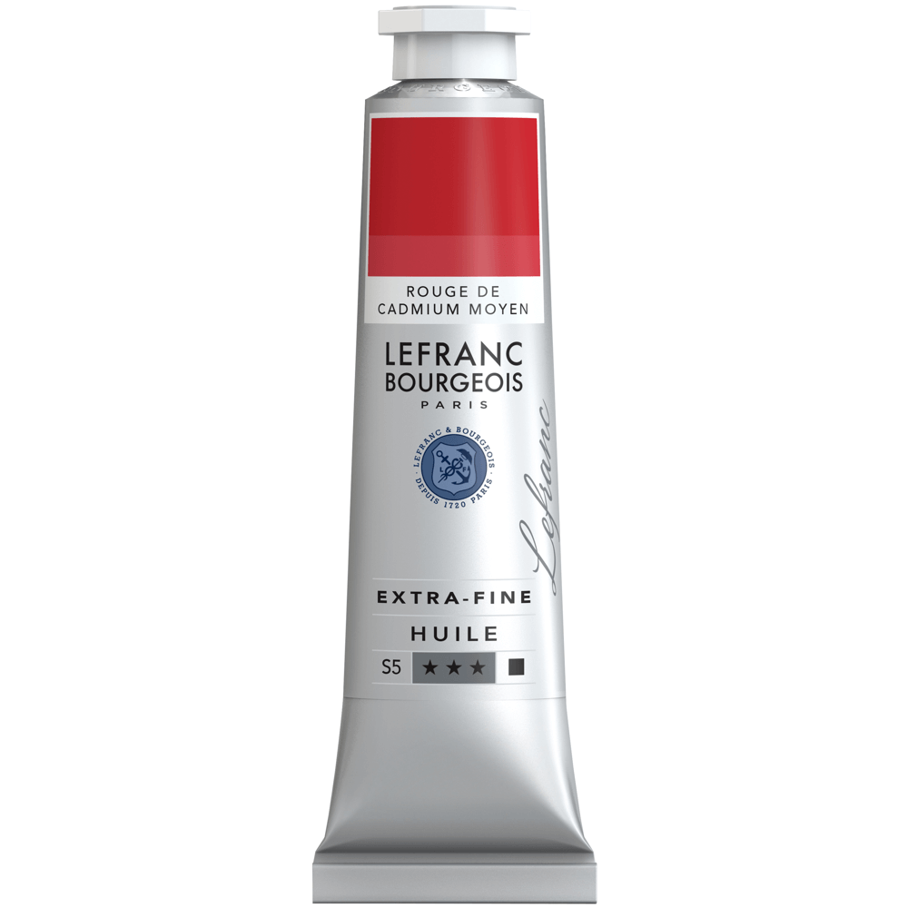 Tinta Óleo Lefranc & Bourgeois Extra Fine 40ml S5 417 Cadmium Red Medium