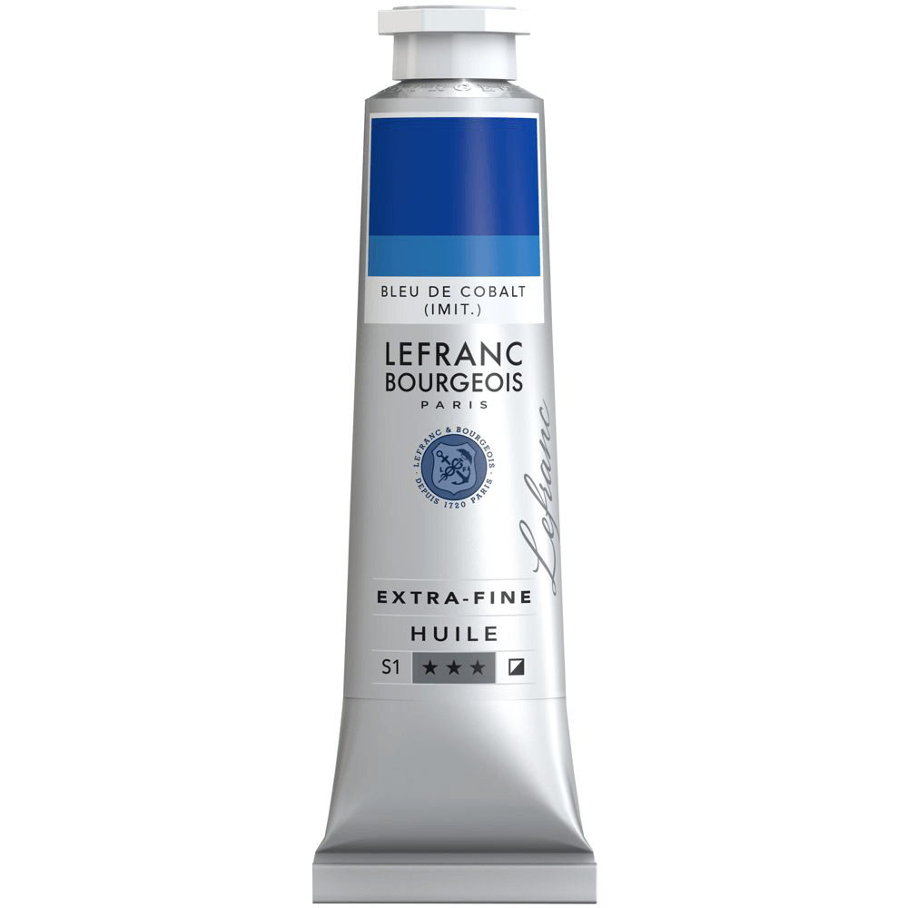 Tinta Óleo Lefranc & Bourgeois Extra Fine 40ml S1 064 Cobalt Blue Hue