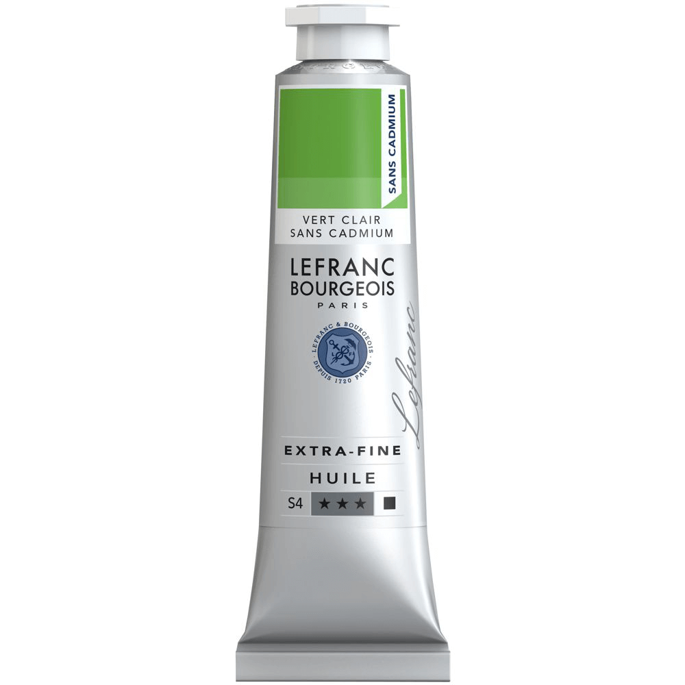 Tinta Óleo Lefranc & Bourgeois Extra Fine 40ml S4 896 Cadmium Free Green Light