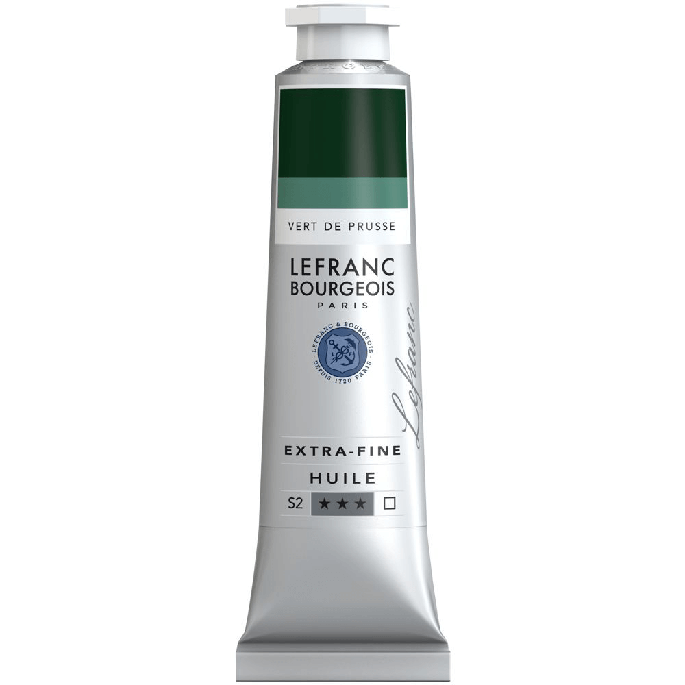 Tinta Óleo Lefranc & Bourgeois Extra Fine 40ml S2 729 Prussian Green