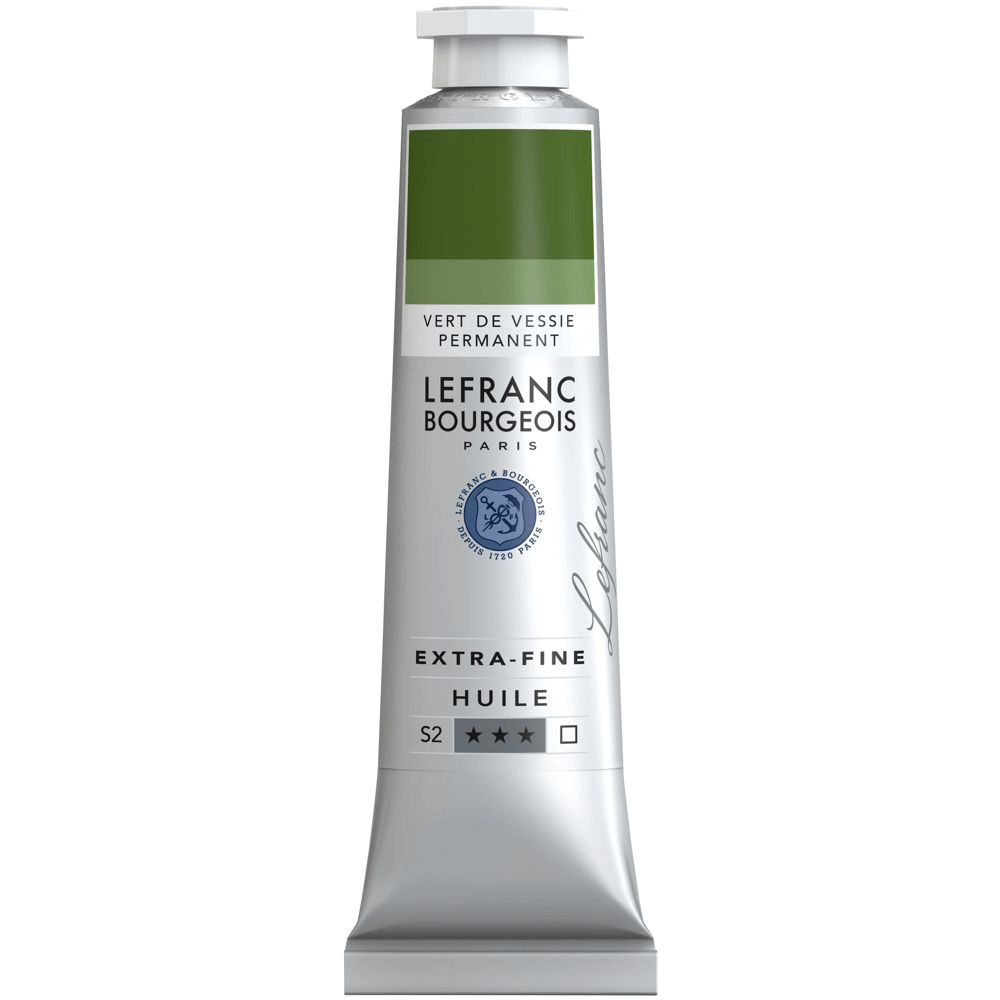 Tinta Óleo Lefranc & Bourgeois Extra Fine 40ml S2 568 Permanent Sap Green