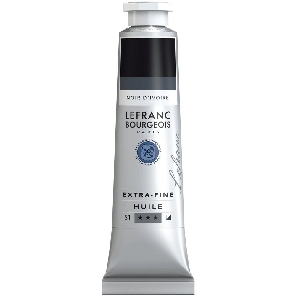 Tinta Óleo Lefranc & Bourgeois Extra Fine 40ml S1 269 Ivory Black