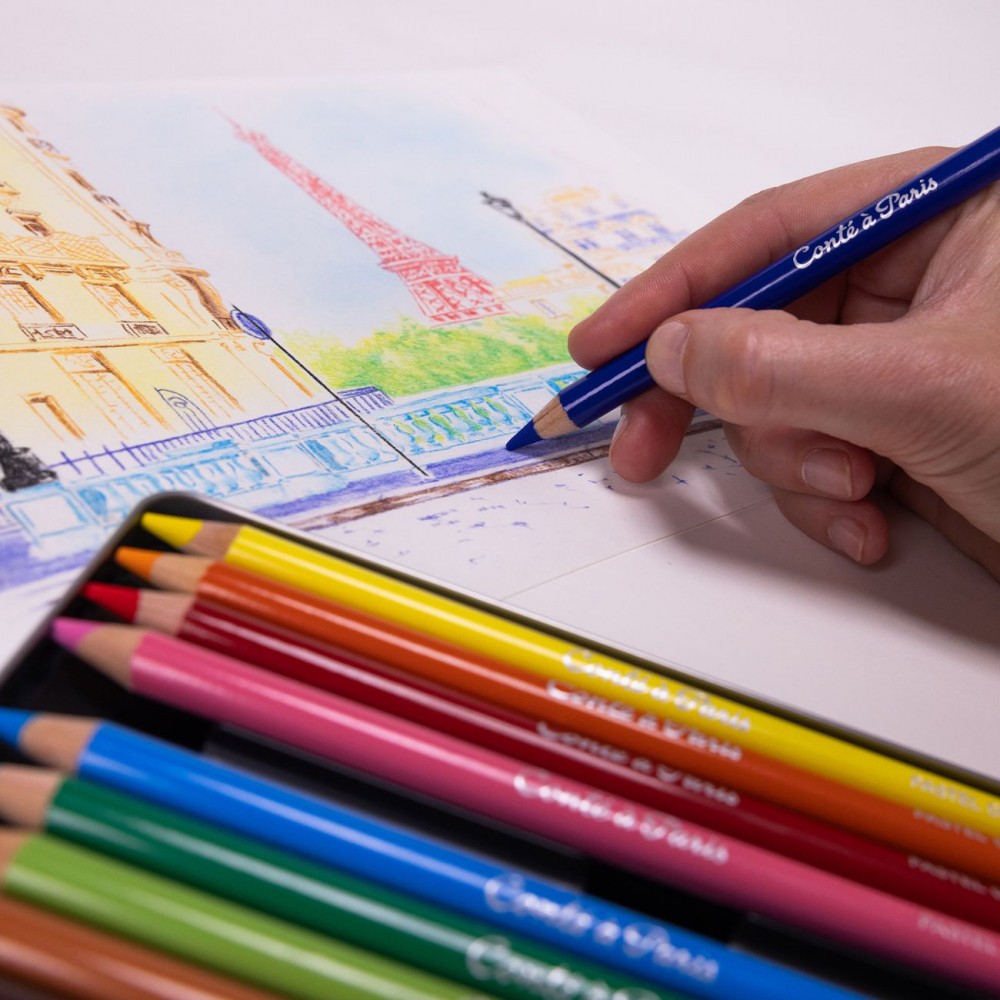 Lápis Pastel Seco Conté à Paris