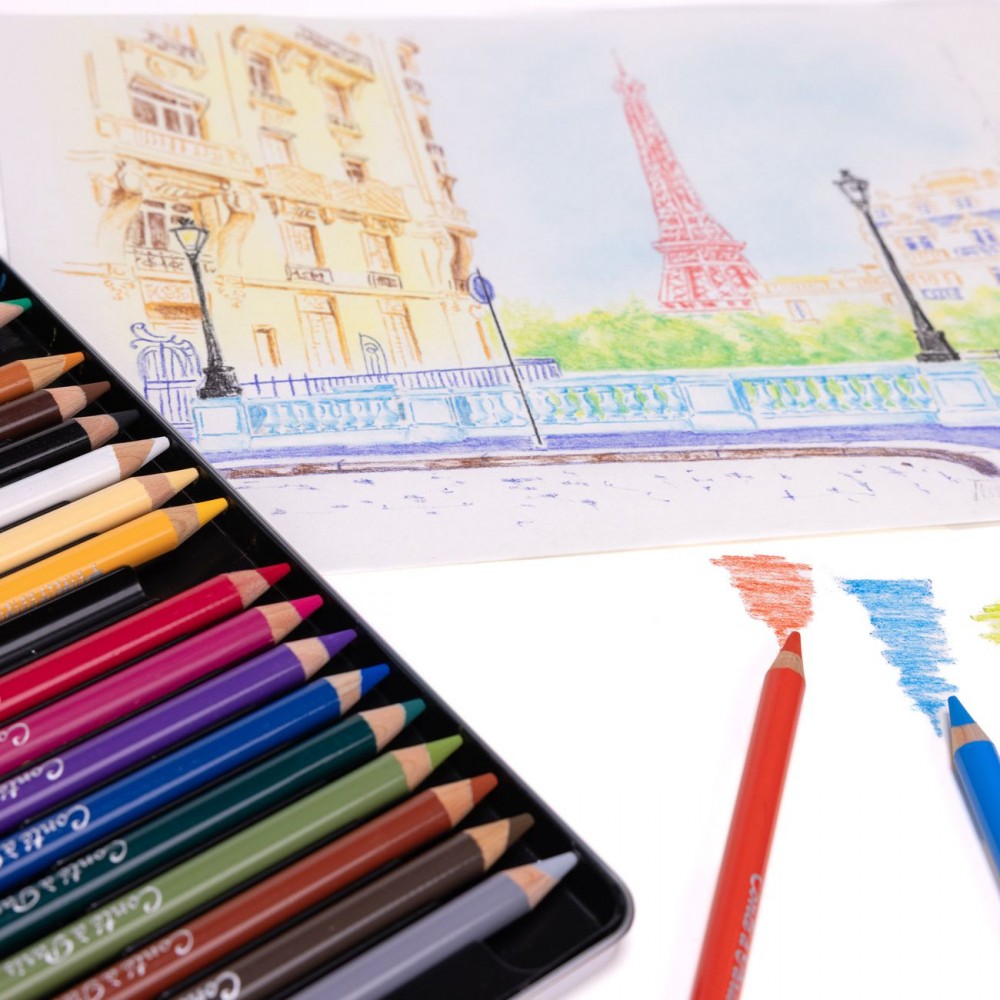 Lápis Pastel Seco Conté à Paris