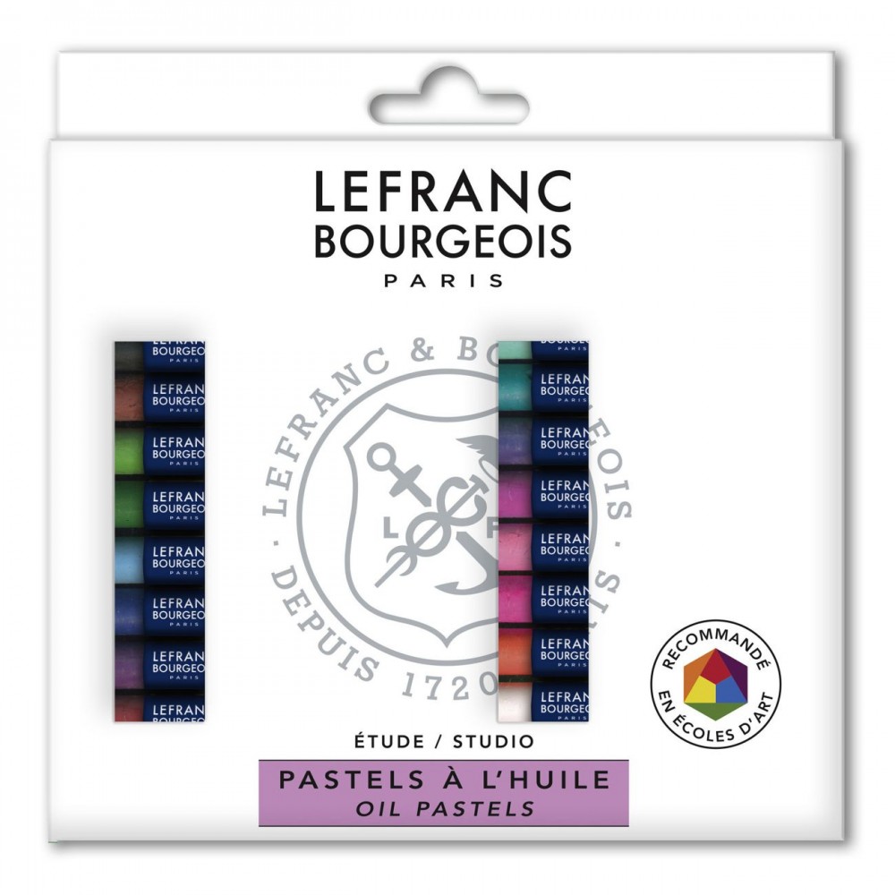 Pastel Oleoso Lefranc & Bourgeois 24 Cores 