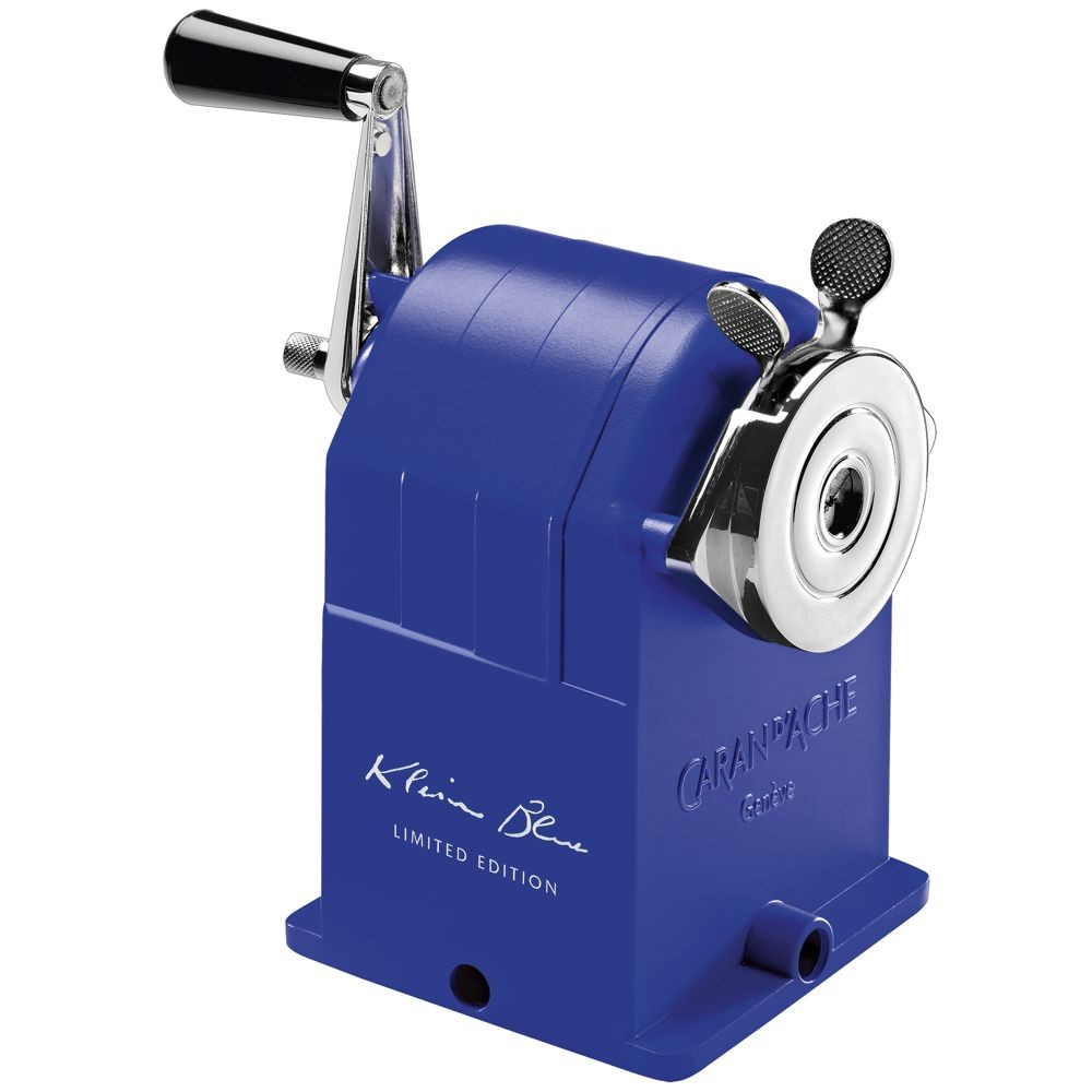 Apontador de Lápis Mesa Caran d'Ache KLEIN BLUE Ed. Limitada