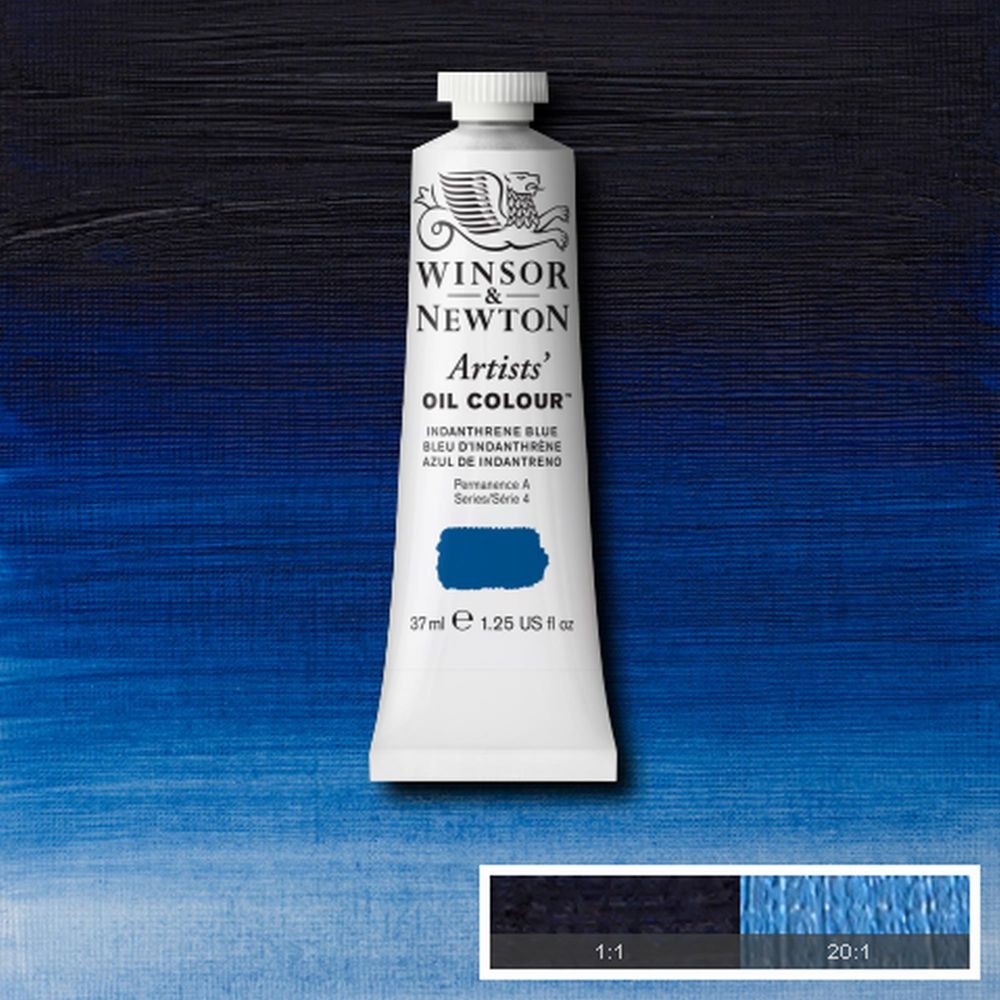 Tinta Óleo Winsor & Newton Artist 37ml S4 Indanthrene Blue