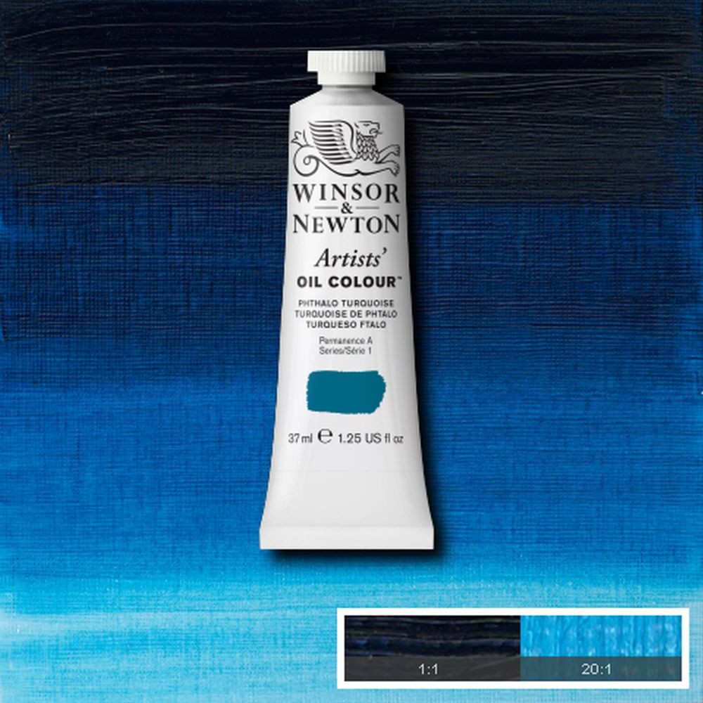 Tinta Óleo Winsor & Newton Artist 37ml S1 Phthalo Turquoise