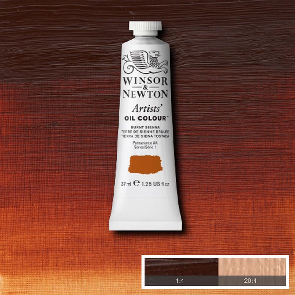Tinta Óleo Winsor & Newton Artist 37ml S1 Burnt Sienna