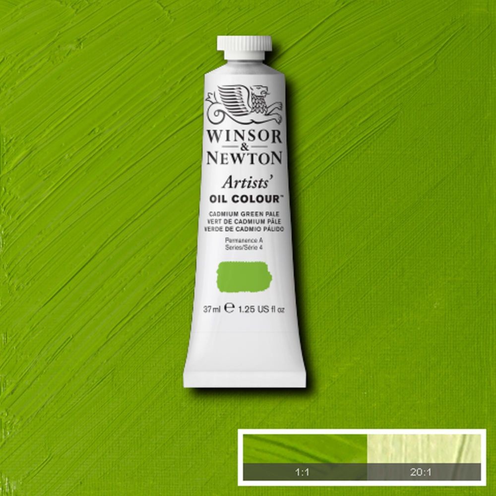 Tinta Óleo Winsor & Newton Artist 37ml S4 Cadmium Green Pale NY