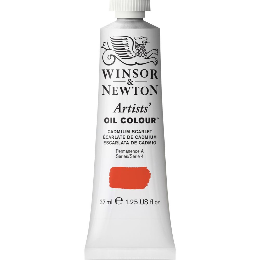 Tinta Óleo Winsor & Newton Artist 37ml S4 Cadmium Scarlet NY
