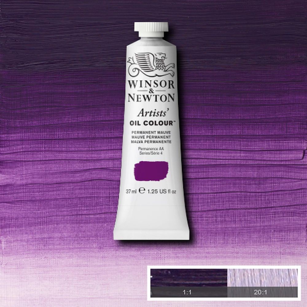 Tinta Óleo Winsor & Newton Artist 37ml S4 Permanent Mauve