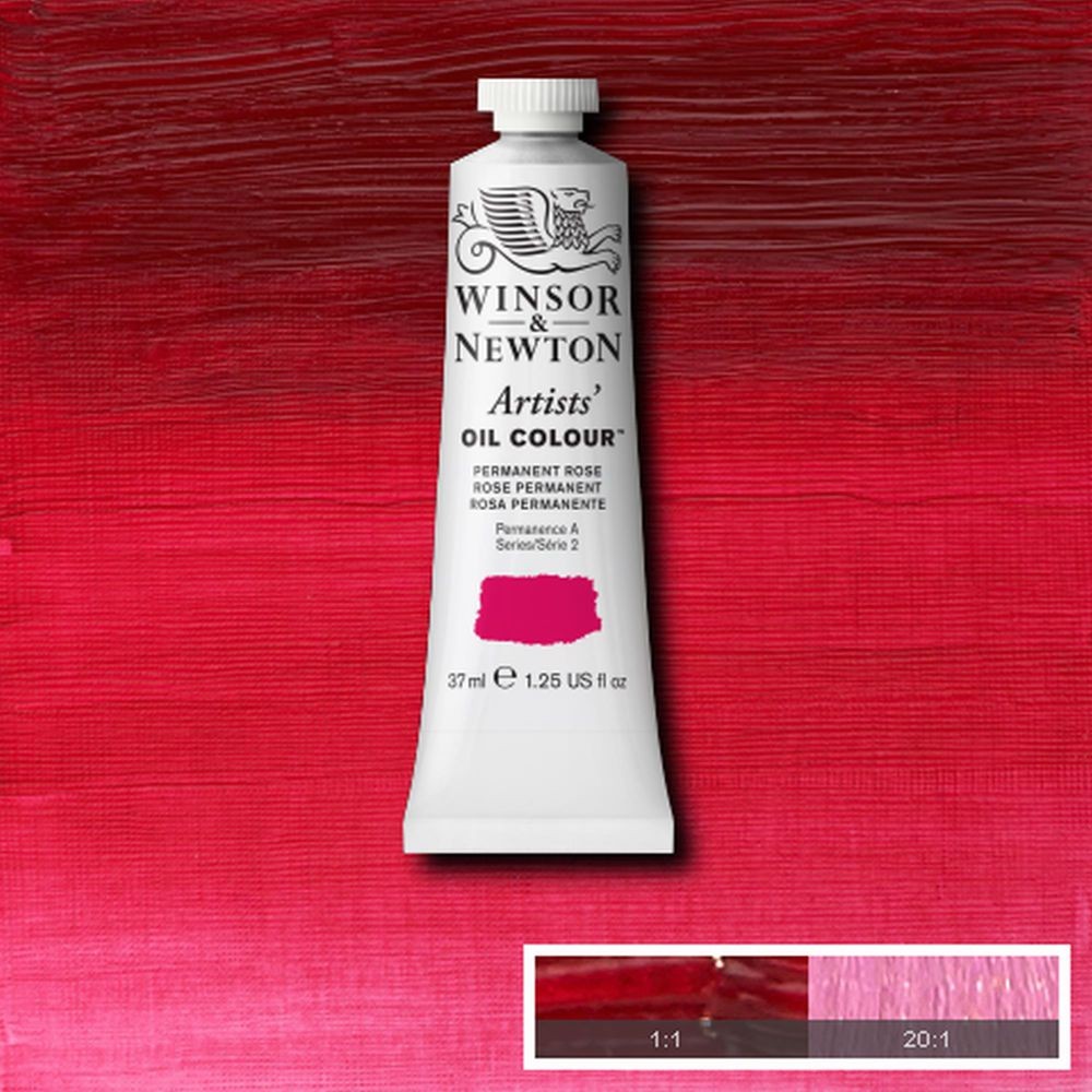 Tinta Óleo Winsor & Newton Artist 37ml S2 Perm Rose Quinacridone