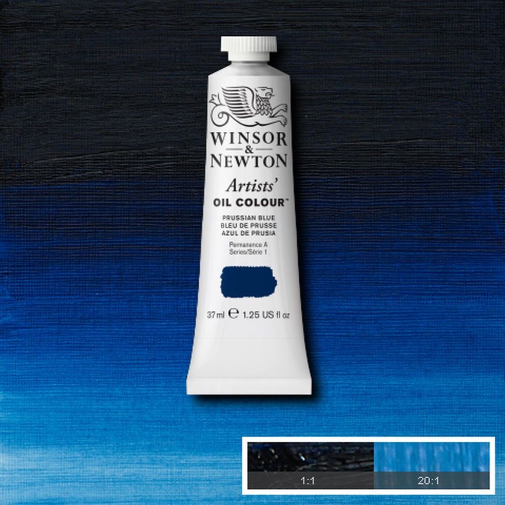 Tinta Óleo Winsor & Newton Artist 37ml S1 Prussian Blue