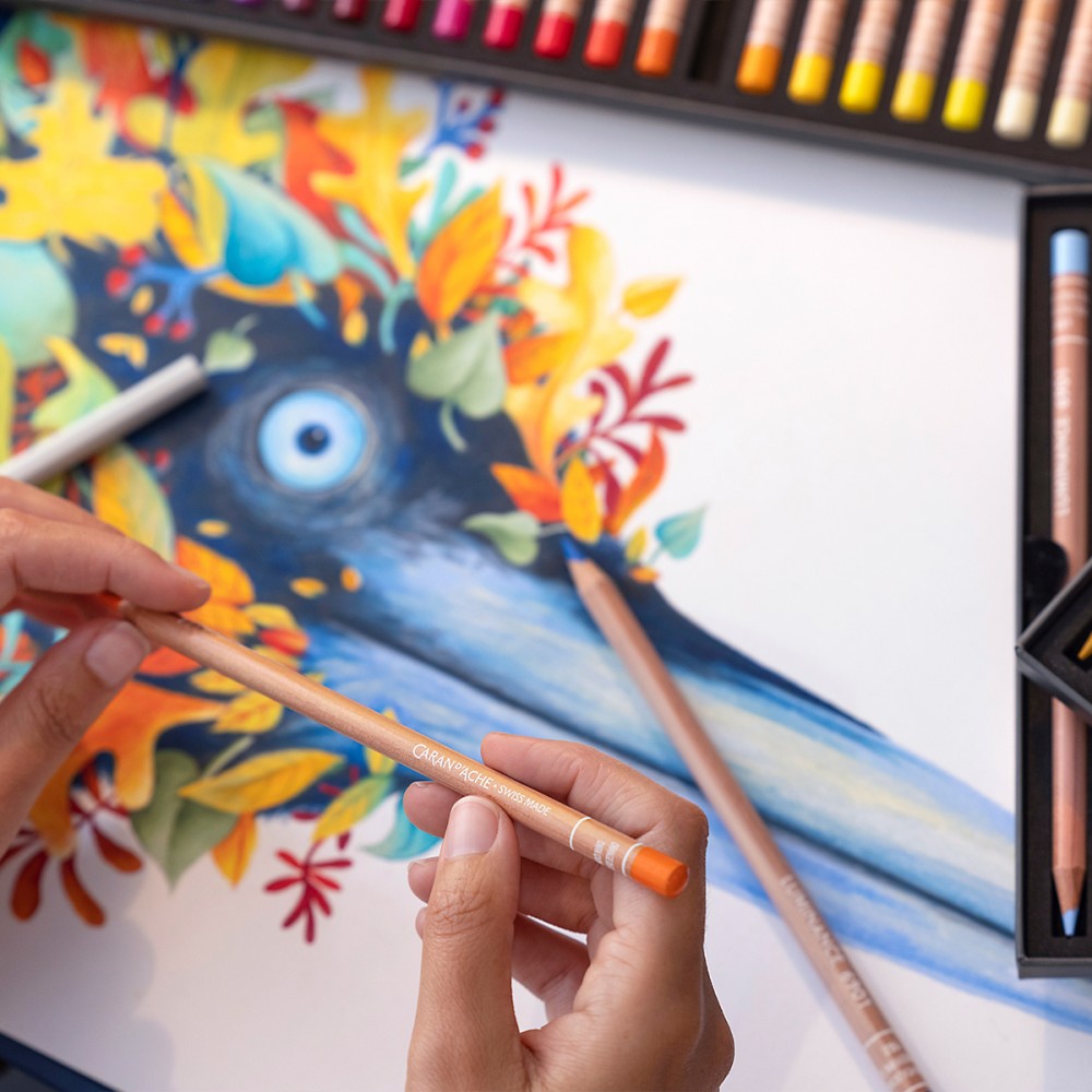 Lápis de Cor Caran d'Ache Luminance 100 Cores