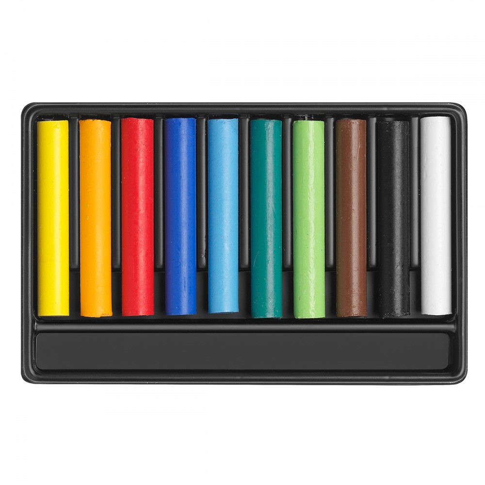 Wax Pastels Swisscolor Caran d’Ache Aquarelle 10 Cores