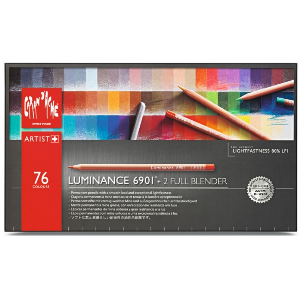 Lápis Luminance CARAN d’ACHE 76 Cores