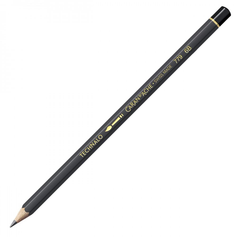 Lápis Para Desenho Técnico Caran D'Ache Technalo 6B