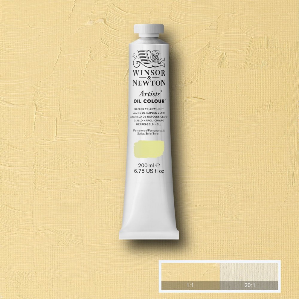Tinta Óleo Winsor & Newton Artist 200ml S1 Naples Yellow Light
