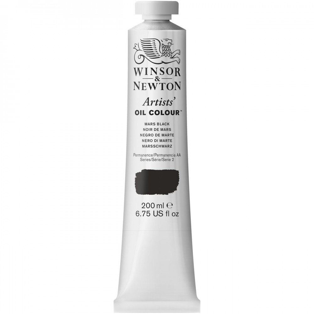 Tinta Óleo Winsor & Newton Artist 200ml S2 Mars Black