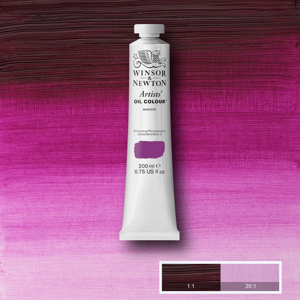 Tinta Óleo Winsor & Newton Artist 200ml S2 Magenta