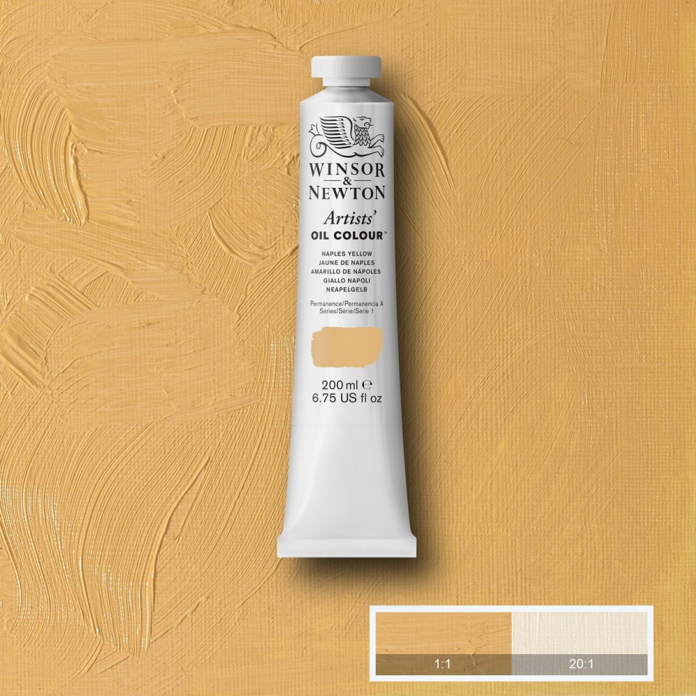 Tinta Óleo Winsor & Newton Artist 200ml S1 Naples Yellow