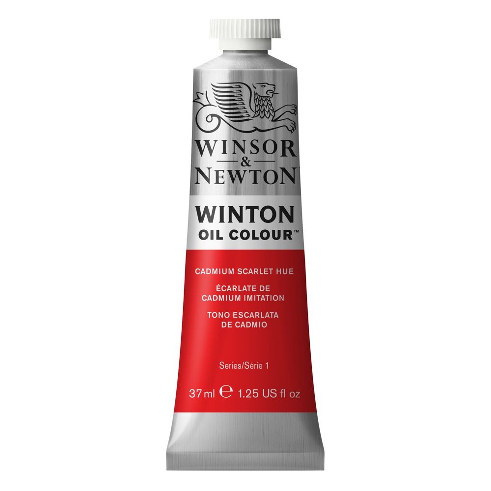 Tinta Óleo Winsor & Newton Winton 37ml 107 Cadmium Scarlet Hue