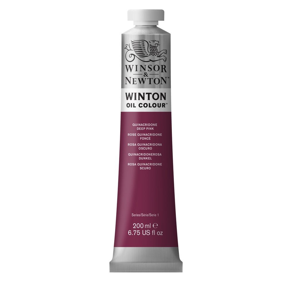 Tinta Óleo Winsor & Newton Winton 200ml 250 Quinacridone Deep Pink