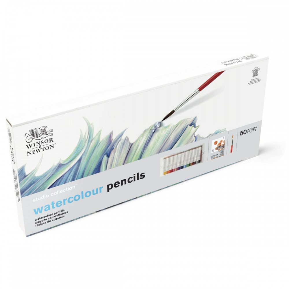 Estojo Lápis Aquarela Winsor & Newton Studio Collection 50pcs
