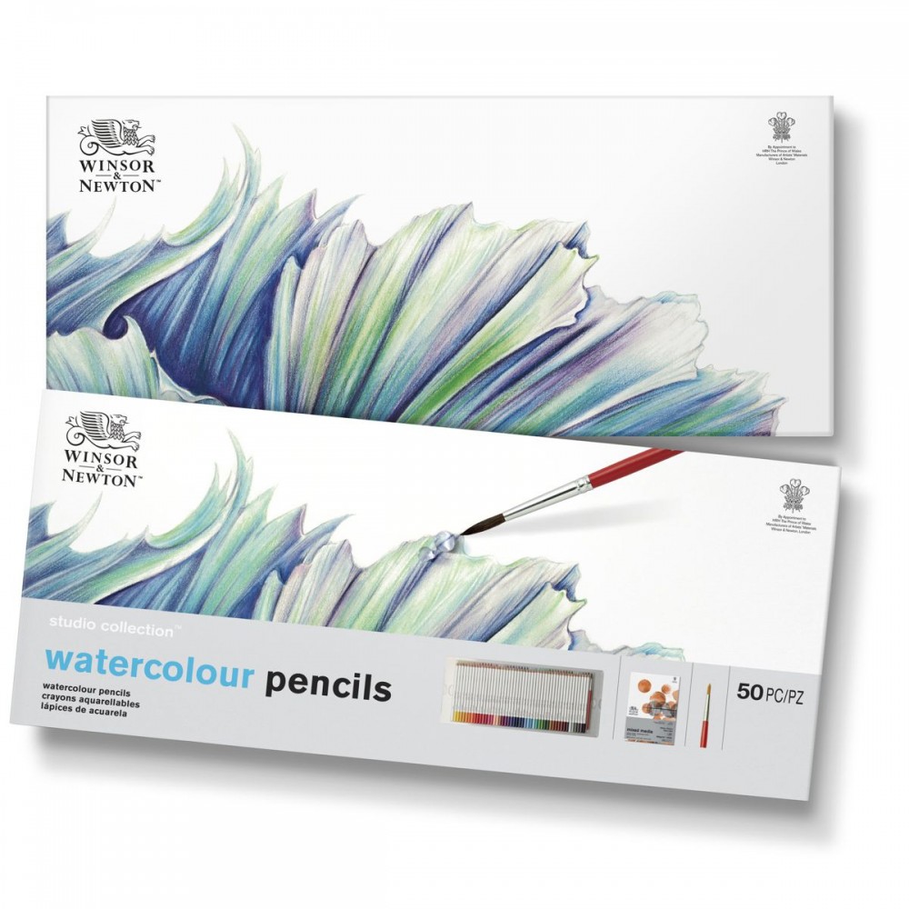 Estojo Lápis Aquarela Winsor & Newton Studio Collection 50pcs