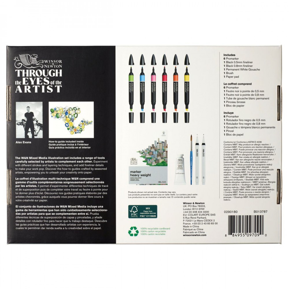 Estojo de Ilustração Mix Media Winsor & Newton